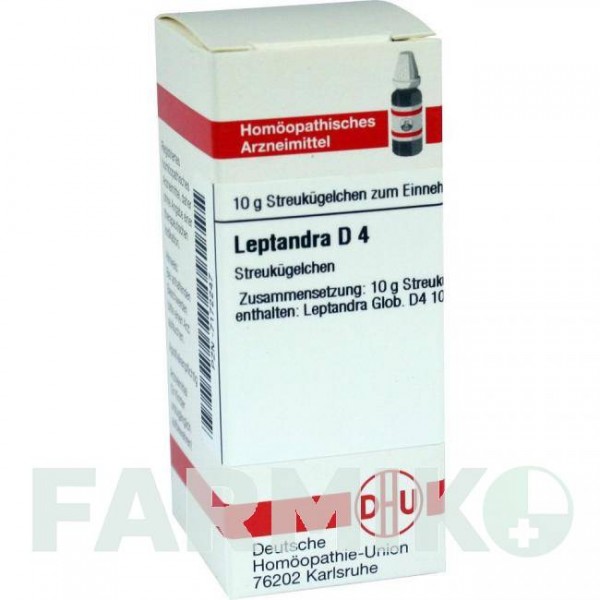 ЛЕПТАНДРА (LEPTANDRA) D 4 глобули 10 г - Гомеопатия DHU