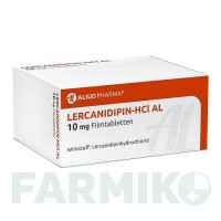 ЛЕРКАНІДИПІН (LERCANIDIPIN) 10 мг таблетки 50 шт - Лерканідипін ALIUD PHARMA