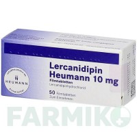 ЛЕРКАНІДИПІН (LERCANIDIPIN) 10 мг таблетки 50 шт - Лерканідипін HEUMANN PHARMA