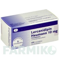ЛЕРКАНІДИПІН (LERCANIDIPIN) 10 мг таблетки 100 шт - Лерканідипін HEUMANN PHARMA