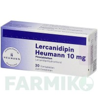 ЛЕРКАНІДИПІН (LERCANIDIPIN) 10 мг таблетки 30 шт - Лерканідипін HEUMANN PHARMA