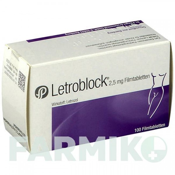 ЛЕТРОБЛОК (LETROBLOCK) 2,5 мг таблетки 100 шт - Летрозол DR.PFLEGER