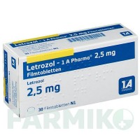 ЛЕТРОЗОЛ (LETROZOL) 2,5 мг таблетки 30 шт - Летрозол 1 A PHARMA