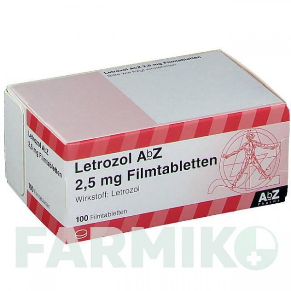 ЛЕТРОЗОЛ (LETROZOL) 2,5 мг таблетки 100 шт - Летрозол ABZ PHARMA