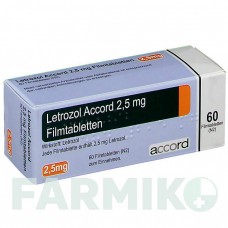 ЛЕТРОЗОЛ (LETROZOL) 2,5 мг таблетки 60 шт - Летрозол ACCORD HEALTHCARE