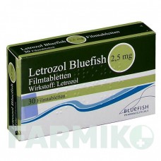 ЛЕТРОЗОЛ (LETROZOL) 2,5 мг таблетки 30 шт - Летрозол BLUEFISH