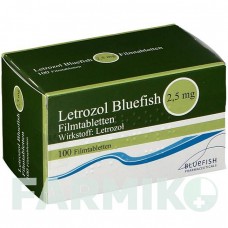ЛЕТРОЗОЛ (LETROZOL) 2,5 мг таблетки 100 шт - Летрозол BLUEFISH