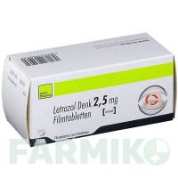 ЛЕТРОЗОЛ (LETROZOL) 2,5 мг таблетки 100 шт - Летрозол DENK PHARMA