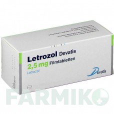 ЛЕТРОЗОЛ (LETROZOL) 2,5 мг таблетки 60 шт - Летрозол DEVATIS