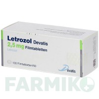 ЛЕТРОЗОЛ (LETROZOL) 2,5 мг таблетки 100 шт - Летрозол DEVATIS