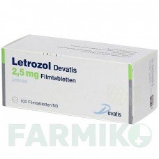 ЛЕТРОЗОЛ (LETROZOL) 2,5 мг таблетки 100 шт - Летрозол DEVATIS