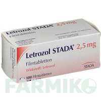 ЛЕТРОЗОЛ (LETROZOL) 2,5 мг таблетки 100 шт - Летрозол STADAPHARM