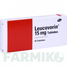 ЛЕУКОВОРИН (LEUCOVORIN) 15 мг таблетки 10 шт - Кальция фолинат PFIZER