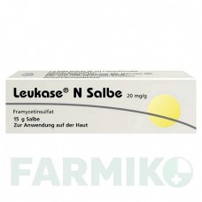 ЛЕЙКАЗА (LEUKASE) мазь 15 г - Фрамицетин DERMAPHARM