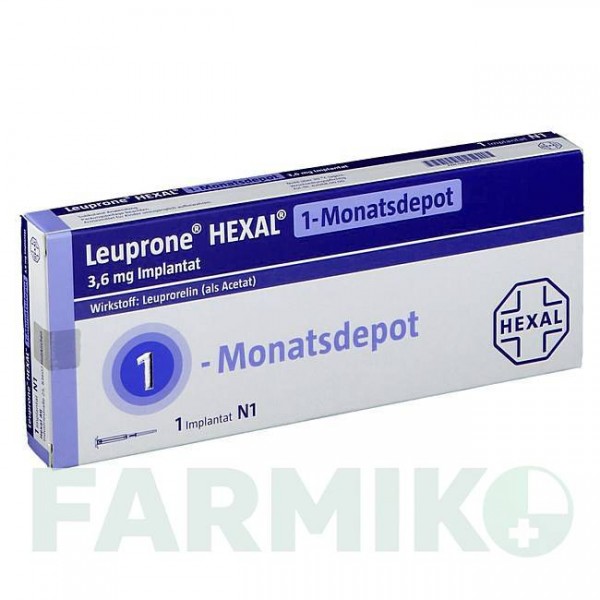 ЛЕЙПРОНЕ (LEUPRONE) 3,6 мг имплантат 1 шт - Лейпрорелин HEXAL