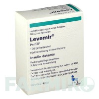 ЛЕВЕМІР (LEVEMIR) 100 мл картриджі 10x3 мл - Інсулін детемір AXICORP PHARMA