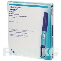 ЛЕВЕМІР (LEVEMIR) 100 мл розчин 5x3 мл - Інсулін детемір KOHLPHARMA