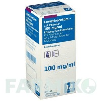 ЛЕВЕТИРАЦЕТАМ (LEVETIRACETAM) 100 мг/мл 1 мл розчин 150 мл - Леветирацетам 1 A PHARMA