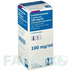 ЛЕВЕТИРАЦЕТАМ (LEVETIRACETAM) 100 мг/мл 1 мл розчин 150 мл - Леветирацетам 1 A PHARMA
