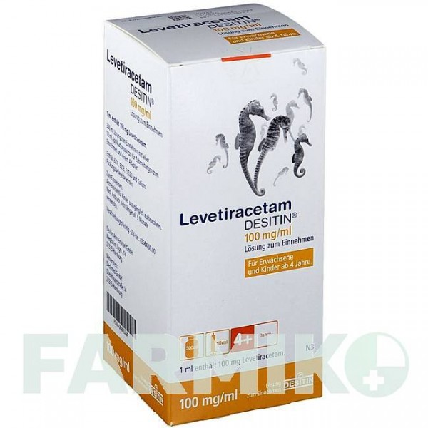 ЛЕВЕТИРАЦЕТАМ (LEVETIRACETAM) 100 мг/мл 10 мл сироп 300 мл - Леветирацетам DESITIN
