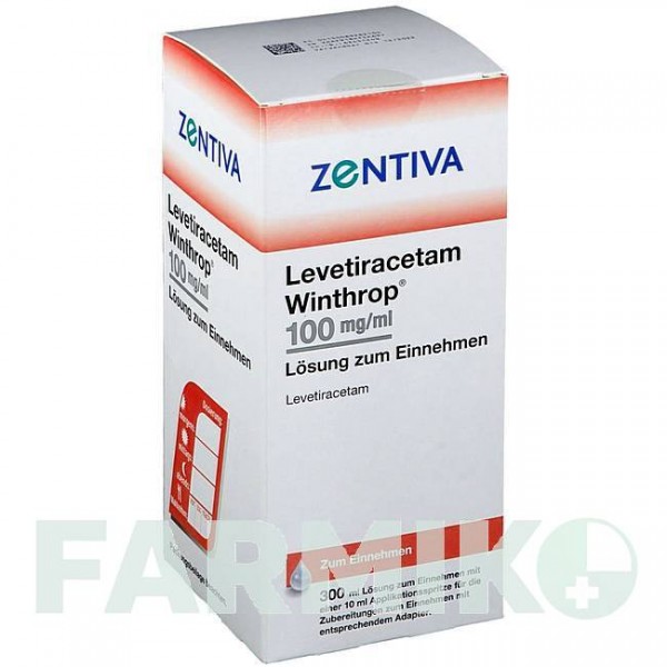 ЛЕВЕТИРАЦЕТАМ (LEVETIRACETAM) 100 мг/мл 10 мл раствор 300 мл - Леветирацетам ZENTIVA