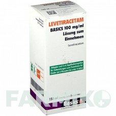 ЛЕВЕТИРАЦЕТАМ (LEVETIRACETAM) 100 мг/мл 3 мл доз розчин 150 мл - Леветирацетам BASICS