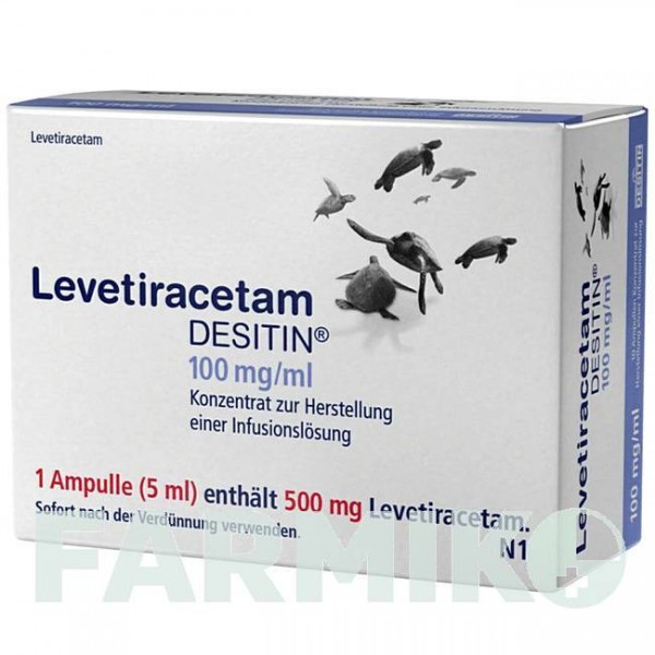 ЛЕВЕТИРАЦЕТАМ (LEVETIRACETAM) 100 мг/мл концентрат 10x5 мл - Леветирацетам DESITIN