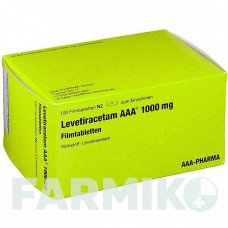ЛЕВЕТИРАЦЕТАМ (LEVETIRACETAM) 1000 мг таблетки 100 шт - Леветирацетам AAA - PHARMA
