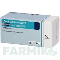 ЛЕВЕТИРАЦЕТАМ (LEVETIRACETAM) 1000 мг таблетки 50 шт - Леветирацетам ACCORD HEALTHCARE