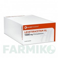 ЛЕВЕТИРАЦЕТАМ (LEVETIRACETAM) 1000 мг таблетки 100 шт - Леветирацетам ALIUD PHARMA