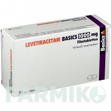 ЛЕВЕТИРАЦЕТАМ (LEVETIRACETAM) 1000 мг таблетки 50 шт - Леветирацетам BASICS
