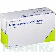 ЛЕВЕТИРАЦЕТАМ (LEVETIRACETAM) 1000 мг таблетки 200 шт - Леветирацетам BIOMO PHARMA