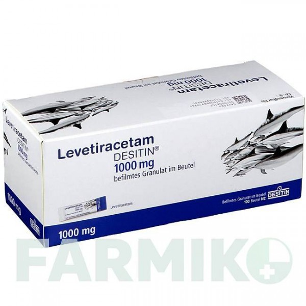 ЛЕВЕТИРАЦЕТАМ (LEVETIRACETAM) 1000 мг гранули 100 шт - Леветирацетам DESITIN