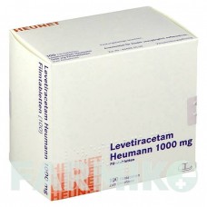 ЛЕВЕТИРАЦЕТАМ (LEVETIRACETAM) 1000 мг таблетки 100 шт - Леветирацетам HEUNET PHARMA