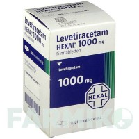 ЛЕВЕТИРАЦЕТАМ (LEVETIRACETAM) 1000 мг таблетки 100 шт - Леветирацетам HEXAL