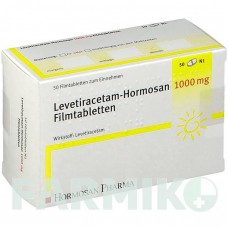 ЛЕВЕТИРАЦЕТАМ (LEVETIRACETAM) 1000 мг таблетки 50 шт - Леветирацетам HORMOSAN PHARMA
