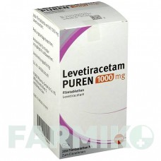 ЛЕВЕТИРАЦЕТАМ (LEVETIRACETAM) 1000 мг таблетки 50 шт - Леветирацетам PUREN PHARMA