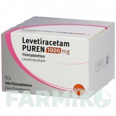 ЛЕВЕТИРАЦЕТАМ (LEVETIRACETAM) 1000 мг таблетки 100 шт - Леветирацетам PUREN PHARMA