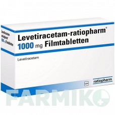 ЛЕВЕТИРАЦЕТАМ (LEVETIRACETAM) 1000 мг таблетки 200 шт - Леветирацетам RATIOPHARM