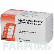ЛЕВЕТИРАЦЕТАМ (LEVETIRACETAM) 1000 мг таблетки 50 шт - Леветирацетам ZENTIVA