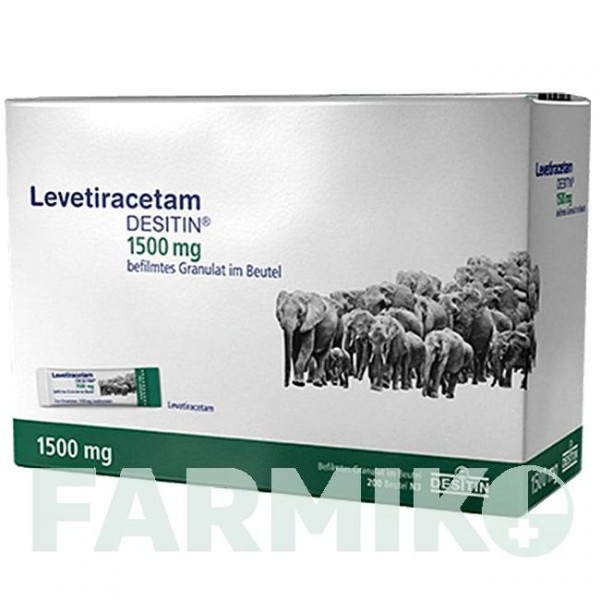 ЛЕВЕТИРАЦЕТАМ (LEVETIRACETAM) 1500 мг гранулы 50 шт - Леветирацетам DESITIN