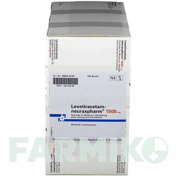 ЛЕВЕТИРАЦЕТАМ (LEVETIRACETAM) 1500 мг гранулы 100 шт - Леветирацетам NEURAXPHARM