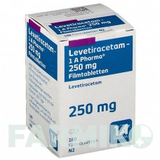 ЛЕВЕТИРАЦЕТАМ (LEVETIRACETAM) 250 мг таблетки 100 шт - Леветирацетам 1 A PHARMA