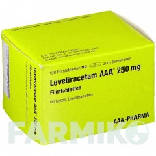 ЛЕВЕТИРАЦЕТАМ (LEVETIRACETAM) 250 мг таблетки 200 шт - Леветирацетам AAA - PHARMA