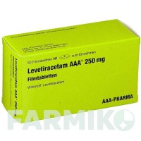 ЛЕВЕТИРАЦЕТАМ (LEVETIRACETAM) 250 мг таблетки 50 шт - Леветирацетам AAA - PHARMA