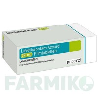 ЛЕВЕТИРАЦЕТАМ (LEVETIRACETAM) 250 мг таблетки 100 шт - Леветирацетам ACCORD HEALTHCARE