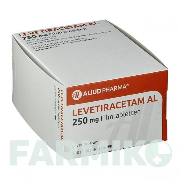 ЛЕВЕТИРАЦЕТАМ (LEVETIRACETAM) 250 мг таблетки 200 шт - Леветирацетам ALIUD PHARMA