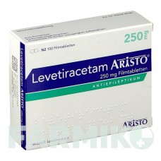 ЛЕВЕТИРАЦЕТАМ (LEVETIRACETAM) 250 мг таблетки 100 шт - Леветирацетам ARISTO PHARMA