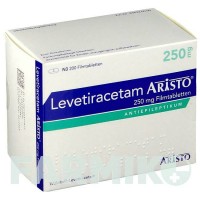 ЛЕВЕТИРАЦЕТАМ (LEVETIRACETAM) 250 мг таблетки 200 шт - Леветирацетам ARISTO PHARMA