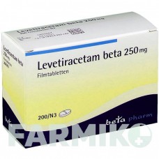 ЛЕВЕТИРАЦЕТАМ (LEVETIRACETAM) 250 мг таблетки 200 шт - Леветирацетам BETAPHARM